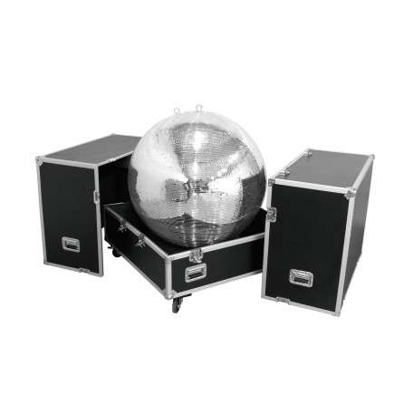 ROADINGER Flightcase Mirror Ball 100cm